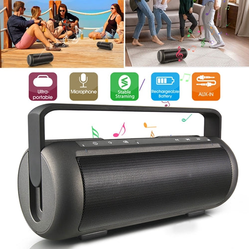 iRola Wireless Speaker with Dual Subwoofers & Noise Cancelling Mic