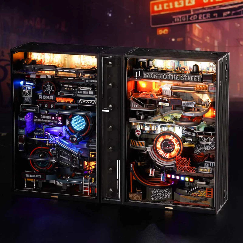 134 Piece Sound-Activated Hip-Hop Marble Run 3D Puzzle Kit