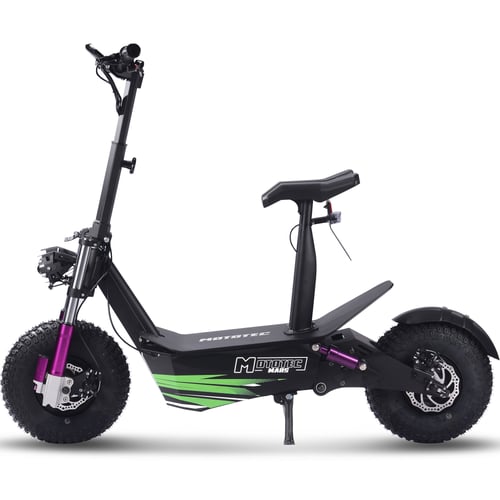 MotoTec Mars 60v 3500w Electric Scooter Black