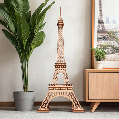 Eiffel Tower Plus – 3D Wooden Puzzle Model (191 Pieces)