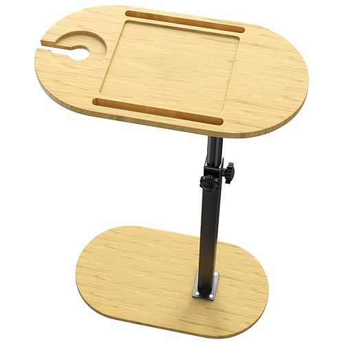 Adjustable C-Shaped 360° Bathtub Tray & Rotatable Side Table