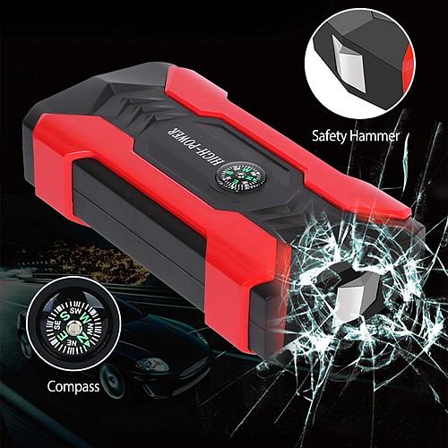 800A Peak Car Jump Starter Booster 28000mAh 12V Battery Charger w/ LCD & LED Flashlight