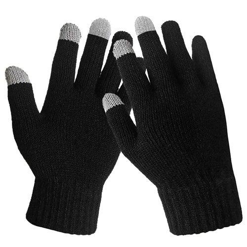 Unisex Full Finger Touch Screen Gloves - Winter Warmth for Running & Outdoor Activities