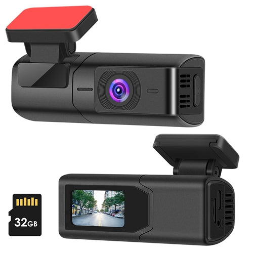 "2K HD Front Dash Cam with Night Vision, WiFi & 32G Card – 140° Wide Angle"