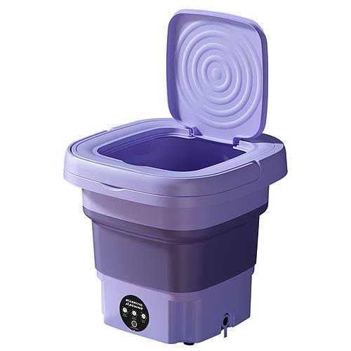 3 Mode-Portable Foldable Washing Machine with Detachable Drain Basket