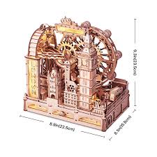 431 Piece London Marble Run Mechanical 3D Wooden Puzzle