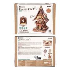 435 Piece Wooden Fairytale Treehouse Cuckoo Clock 3D Puzzle