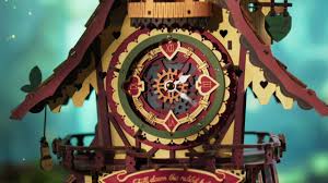 435 Piece Wooden Fairytale Treehouse Cuckoo Clock 3D Puzzle