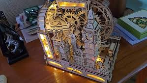 431 Piece London Marble Run Mechanical 3D Wooden Puzzle