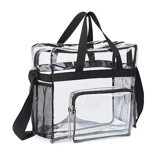 Stadium-Approved Clear Crossbody Bag with 11LBS Load Capacity