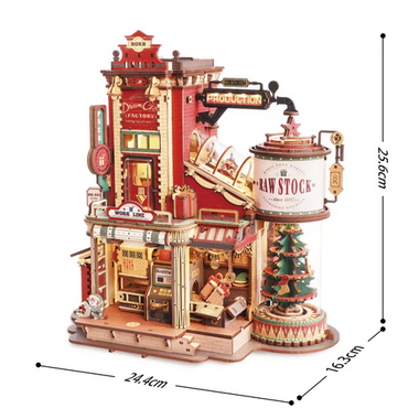 Automatic Gift Factory Music Box – 3D Wooden Puzzle (499 Pieces)