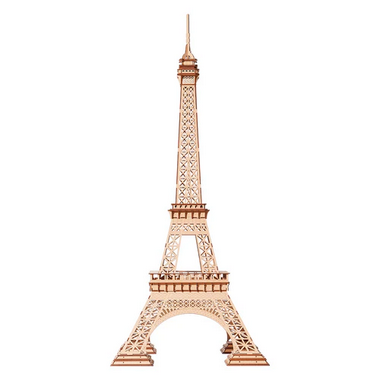 Eiffel Tower Plus – 3D Wooden Puzzle Model (191 Pieces)