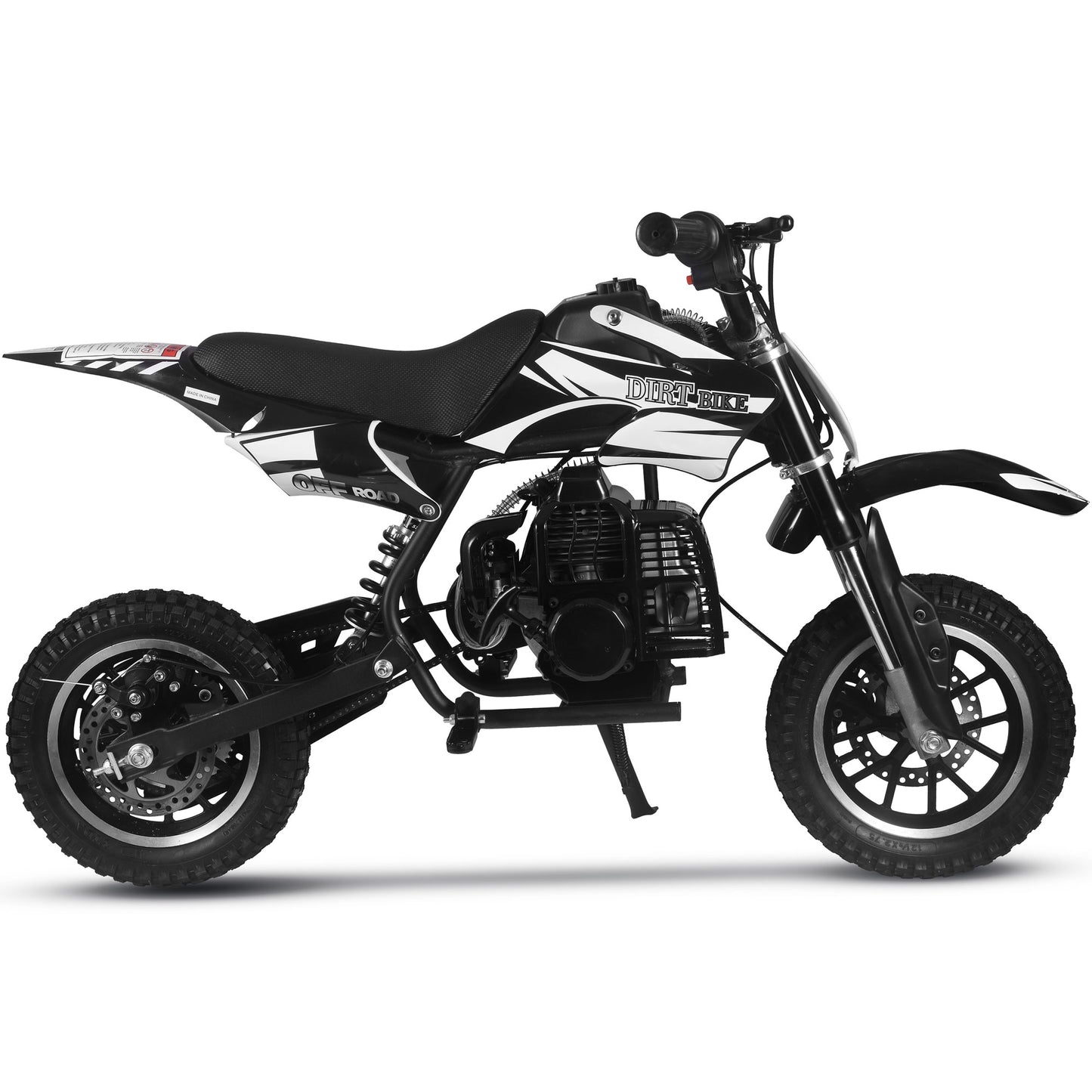 MotoTec Alien 50cc 2-Stroke Kids Gas Dirt Bike Black