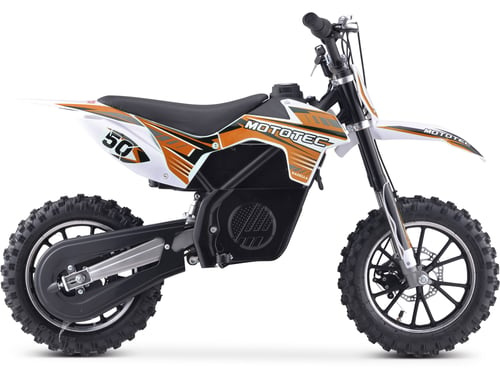 MotoTec 24v 500w Gazella Electric Dirt Bike Orange