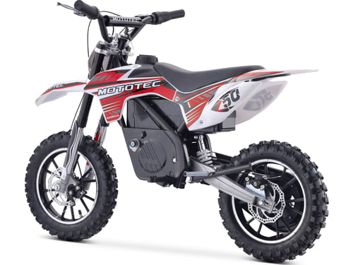 MotoTec 24v 500w Gazella Electric Dirt Bike Red