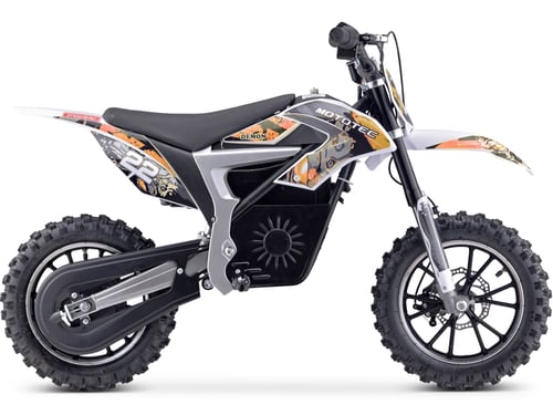 MotoTec 36v 500w Demon Lithium Electric Dirt Bike Orange