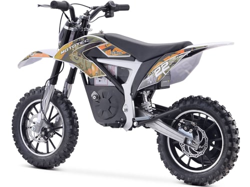 MotoTec 36v 500w Demon Lithium Electric Dirt Bike Orange