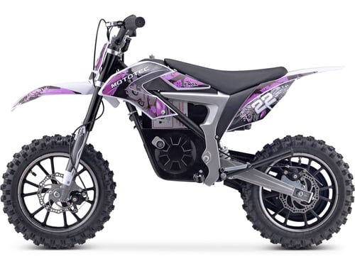 MotoTec 36v 500w Demon Lithium Electric Dirt Bike Purple