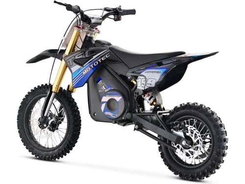 MotoTec 36v 1000w Lithium Pro Electric Dirt Bike Blue