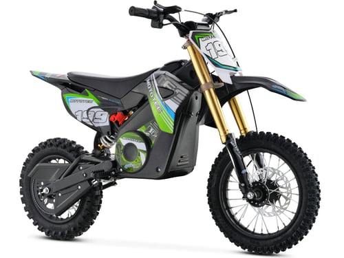 MotoTec 36v 1000w Lithium Pro Electric Dirt Bike Green