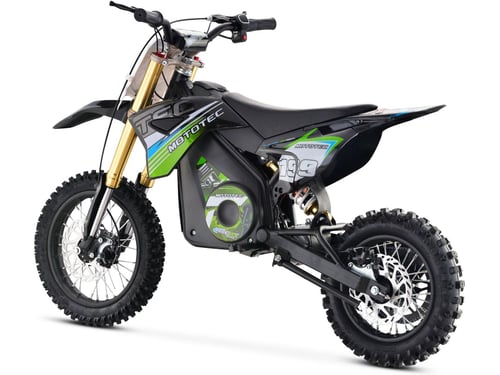 MotoTec 36v 1000w Lithium Pro Electric Dirt Bike Green