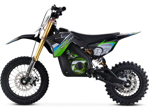 MotoTec 36v 1000w Lithium Pro Electric Dirt Bike Green