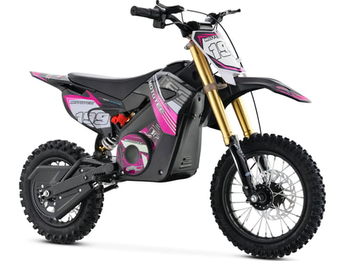 MotoTec 36v 1000w Lithium Pro Electric Dirt Bike Pink