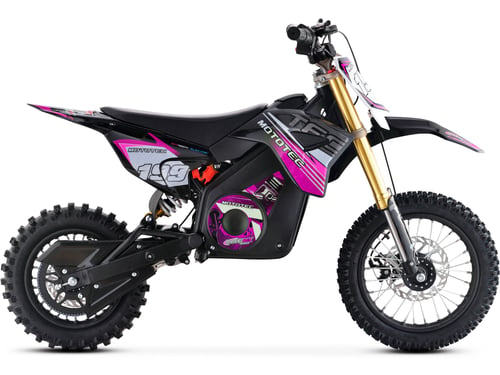 MotoTec 36v 1000w Lithium Pro Electric Dirt Bike Pink