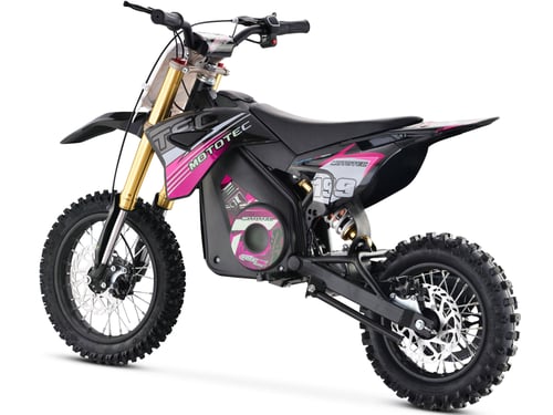 MotoTec 36v 1000w Lithium Pro Electric Dirt Bike Pink