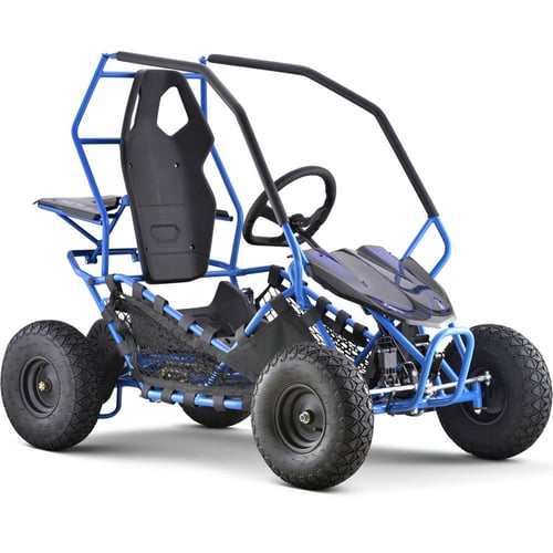 Mototec 36v 1000w Maverick Go Kart Blue