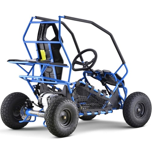 Mototec 36v 1000w Maverick Go Kart Blue