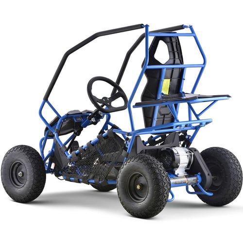 Mototec 36v 1000w Maverick Go Kart Blue