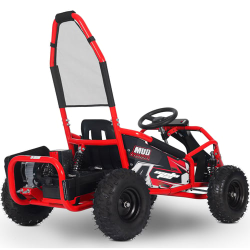 MotoTec Mud Monster 48v 1000w Electric Kids Off Road Go Kart Red