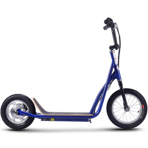 MotoTec Groove 36v 350w Big Wheel Electric Scooter Blue