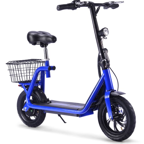 MotoTec Metro 36v 500w Electric Scooter Blue