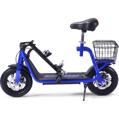 MotoTec Metro 36v 500w Electric Scooter Blue