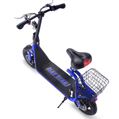 MotoTec Metro 36v 500w Electric Scooter Blue