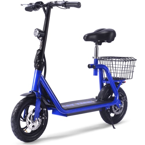 MotoTec Metro 36v 500w Electric Scooter Blue