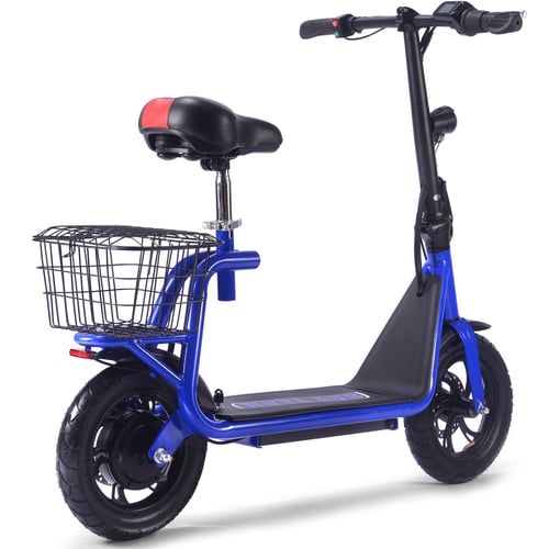 MotoTec Metro 36v 500w Electric Scooter Blue