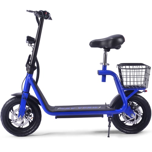 MotoTec Metro 36v 500w Electric Scooter Blue