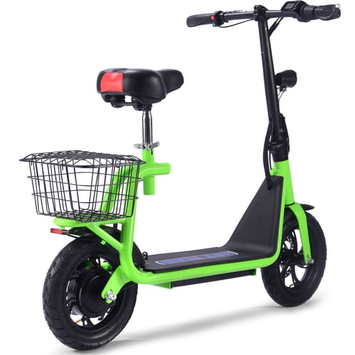 MotoTec Metro 36v 500w Electric Scooter Green