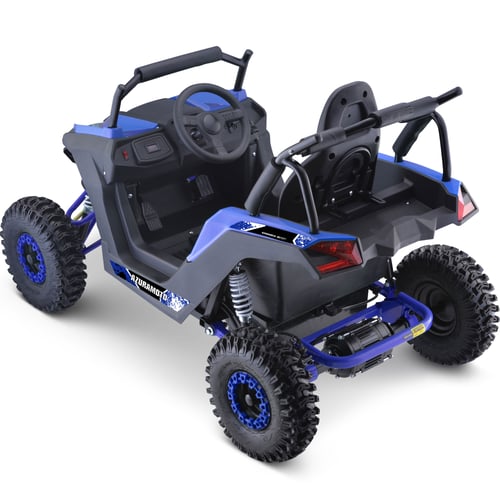 MotoTec Raider 48v 1200w Electric Kids Off Road UTV Blue