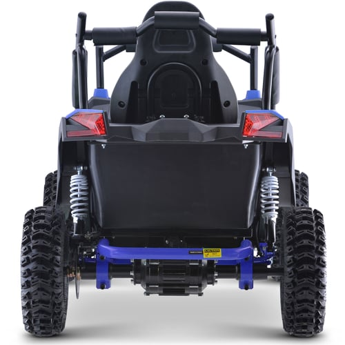 MotoTec Raider 48v 1200w Electric Kids Off Road UTV Blue