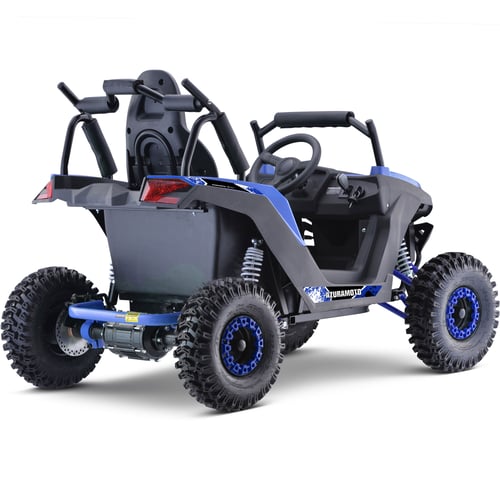 MotoTec Raider 48v 1200w Electric Kids Off Road UTV Blue