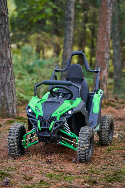 MotoTec Raider 48v 1200w Electric Kids Off Road UTV Green