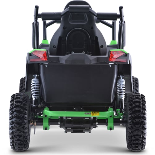 MotoTec Raider 48v 1200w Electric Kids Off Road UTV Green