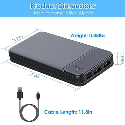 PowerMaster PowerVault 30,000mAh Fast-Charging Power Bank