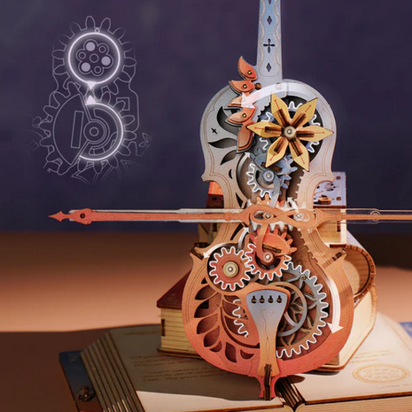Mechanical Symphany Music Box 3D Wooden Puzzle (199 Pieces)