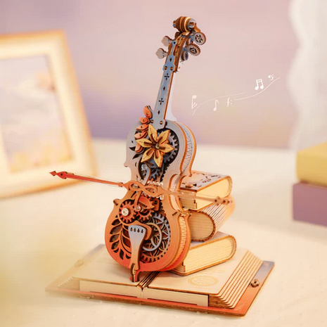 Mechanical Symphany Music Box 3D Wooden Puzzle (199 Pieces)