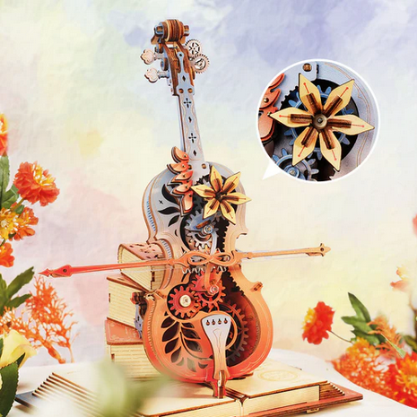 Mechanical Symphany Music Box 3D Wooden Puzzle (199 Pieces)